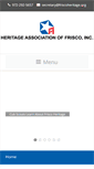 Mobile Screenshot of friscoheritage.org